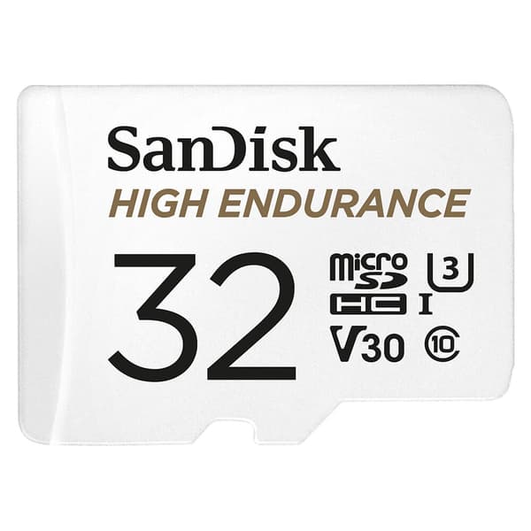 SANDISK Minnekort MicroSDHC 32GB High Endurance med adap