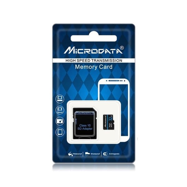 Micro SD / TF Hukommelseskort 32GB + SD Adapter 1-Pack