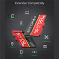 Miniatyrbild 7 av 11: BlitzWolf® BW-TF1 Klass 10 UHS-1 32GB UHS-3 V30 64GB 128GB Micro SD TF-minne