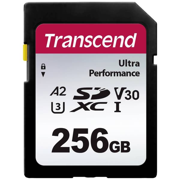 Transcend TS64GSDC340S SDXC-Kort 256 GB A1 Application Performance Class, A2 Application Performance Class, v30 Video S