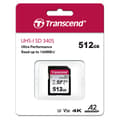 Miniatyrbild 4 av 4: Transcend TS64GSDC340S SDXC-Kort 512 GB A1 Application Performance Class, A2 Application Performance Class, v30 Video S