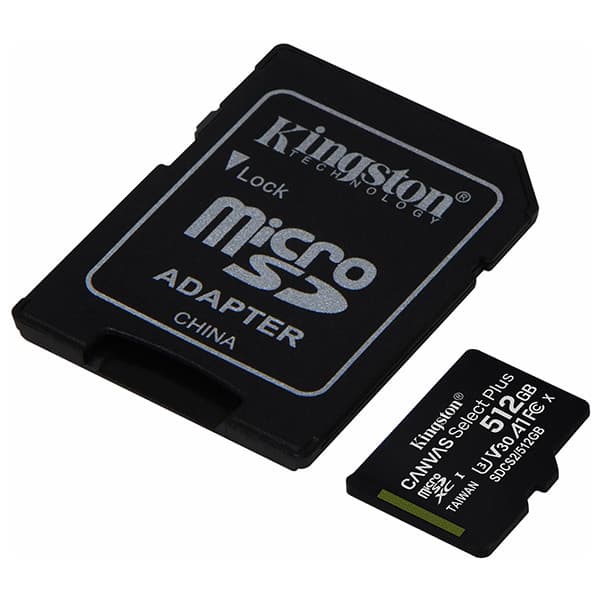 Kingston 512GB Canvas Select Plus microSD-muistikortti