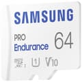 Miniatyrbild 3 av 4: Samsung PRO Endurance microSDXC-Kort 64 GB Class 10, UHS-Class 1 4K-videostöd, inkl. SD-adapter, stötsäker