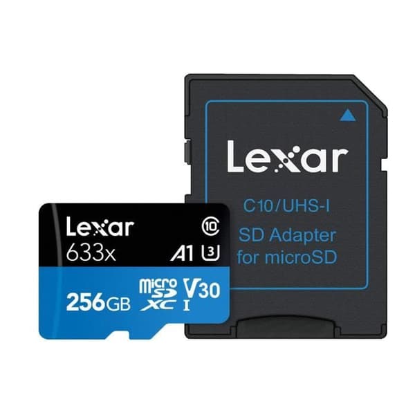 Minneskort - Lexar - Högpresterande 633x - 256 Go - UHS-I - Klass 10