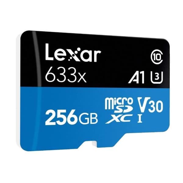 Minneskort - Lexar - Högpresterande 633x - 256 Go - UHS-I - Klass 10
