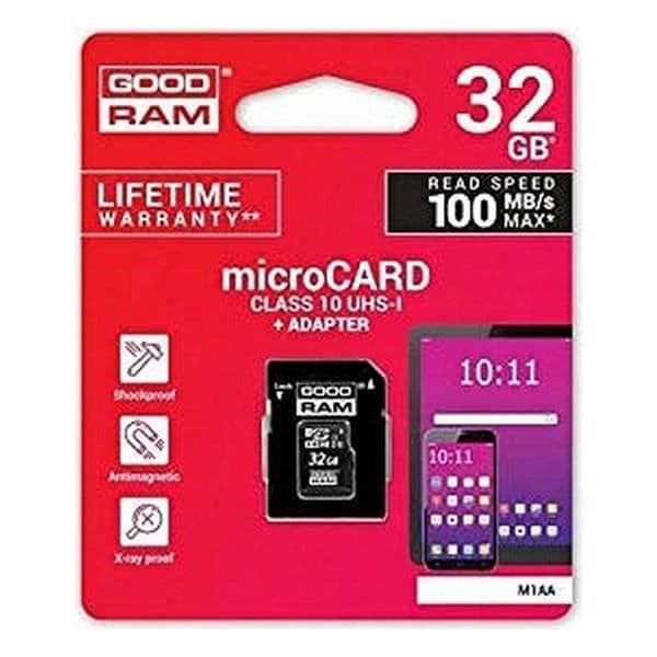GoodRam M1AA Micro SD-kort Svart