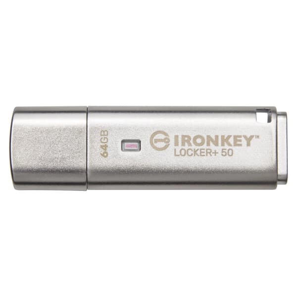 USB-stik Kingston IKLP50 64 GB Sølv