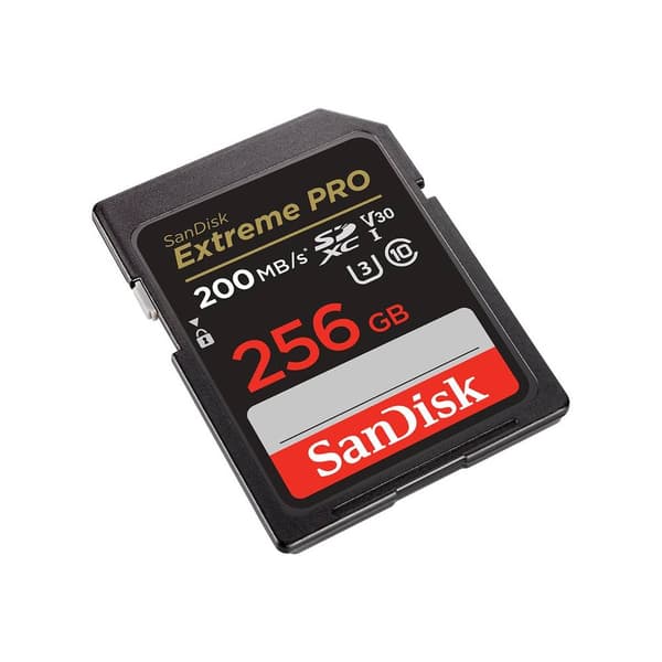 SanDisk Extreme PRO SDXC-Kort 256 GB Class 10 UHS-I stötsäker, Vattentät