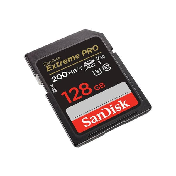 SanDisk Extreme PRO SDXC-Kort 128 GB Class 10 UHS-I stötsäker, Vattentät
