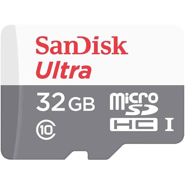 Flashminneskort - SANDISK - Ultra microSDHC 32GB - Klass 10 - Upp till 100 MB/s