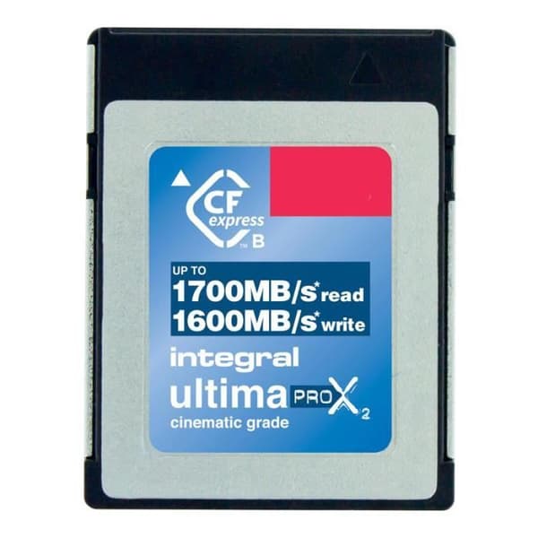 Minneskort - Integral - UltimaPro X2 - 256 GB - 1600 MB/s - CFexpress Typ B