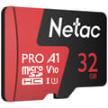 Miniatyrbild 2 av 4: Netac Technology NT02P500PRO-032G-R microSDHC-Kort 32 GB A1 Application Performance Class Optimerad för 24/7-videoöverv