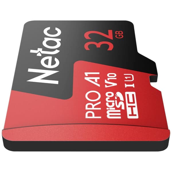 Netac Technology NT02P500PRO-032G-R microSDHC-Kort 32 GB A1 Application Performance Class Optimerad för 24/7-videoöverv