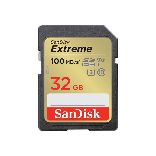 SanDisk Extreme SDXC-Kort 32 GB Class 10 UHS-I stötsäker, Vattentät