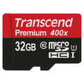 Miniatyrbild 1 av 2: Transcend 32GB microSDHC Class 10 UHS-I 400x minneskort