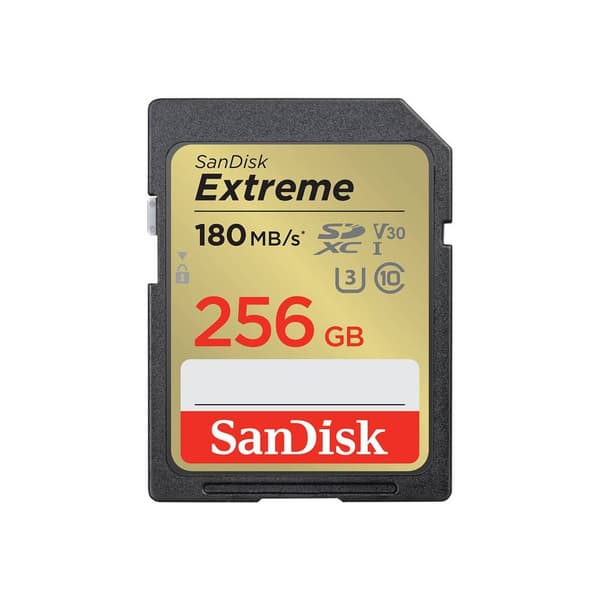 SanDisk Extreme SDXC-Kort 256 GB Class 10 UHS-I Vattentät