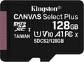 Pikkukuva 2 / 7: Kingston - Micro SD -muistikortti - Canvas Select Plus - MicroSDXC - 128 Gt - sis. SD-sovitin