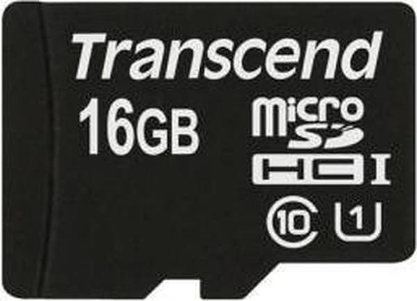 Transcend Premium UHS-I Micro SD-kort 16GB (300x)