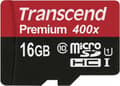 Miniatyrbild 1 av 4: Transcend Premium UHS-I Micro SD-kort 16GB (300x)