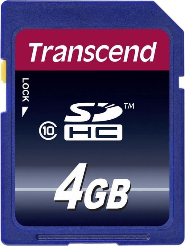 Transcend Premium SD-kort 4GB - Klass 10