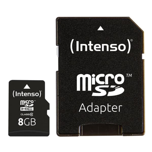 Intenso 8GB Micro SDHC 8GB Micro SDHC Class 10 flashminne