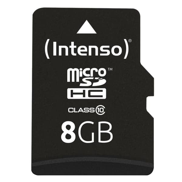 Intenso 8GB Micro SDHC 8GB Micro SDHC Class 10 flashminne