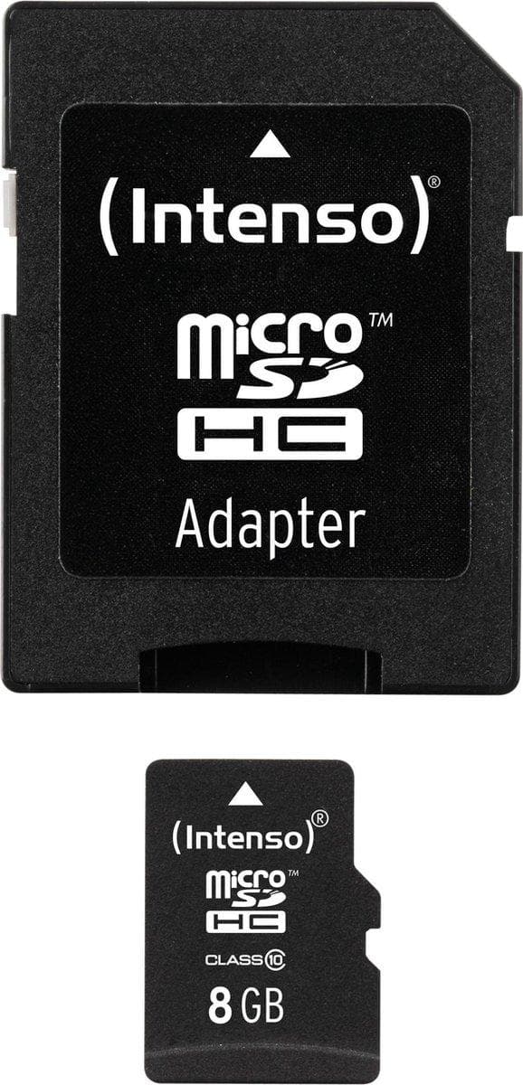 Intenso 8GB Micro SDHC 8GB Micro SDHC Class 10 flashminne