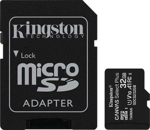 Kingston 32GB microSDHC Class 10 UHS-I + SD-sovitin