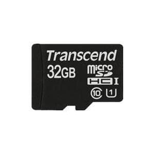 Transcend - Flash-minneskort - 32GB - UHS Class 1 / Class10 - microSDHC (TS32GUSDU1)