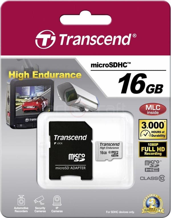 Transcend 16GB Micro SDHC 16GB Micro SDHC MLC Class 10