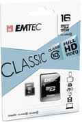 Pikkukuva 2 / 2: Emtec 16GB MicroSDHC sis. adapteri CL10