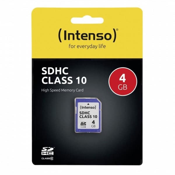 Intenso 4GB SDHC flashminne Klass 10