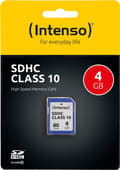 Miniatyrbild 2 av 5: Intenso 4GB SDHC flashminne Klass 10