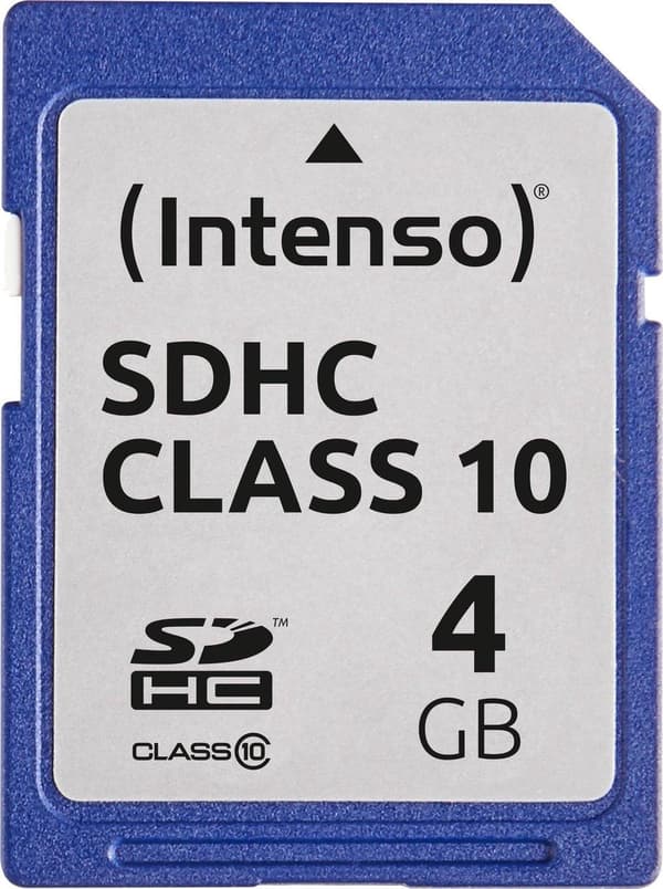 Intenso 4GB SDHC flashminne Klass 10