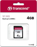 Miniatyrbillede 3 af 8: Transcend 300S - Flash-hukommelseskort - 4 GB - Klasse 10 - SDHC