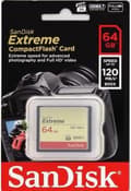 Miniatyrbild 3 av 5: SanDisk CompactFlash Extreme 64GB (120/85)