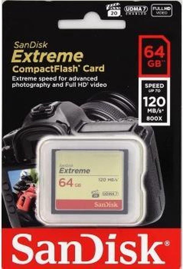 SanDisk CompactFlash Extreme 64GB (120/85)
