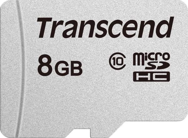 Transcend 300S Flash-minne 8 GB MicroSDHC Class 10 NAND