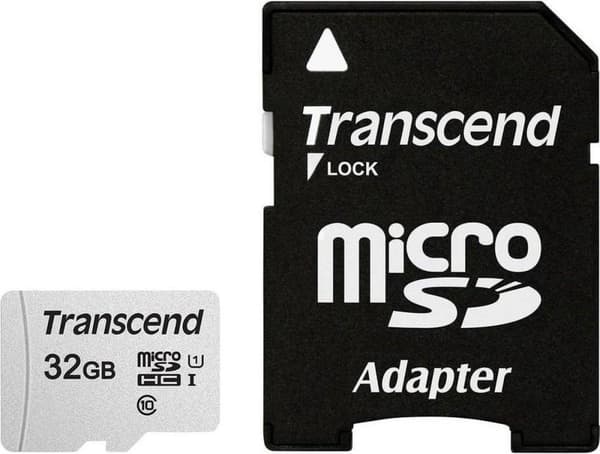 Transcend microSDHC 300S 32GB Flash Memory Class 10 NAND