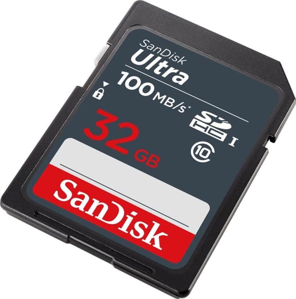 SanDisk Ultra 32GB SDHC Mem Card 100MB/s Flash-hukommelse UHS-I Klasse 10