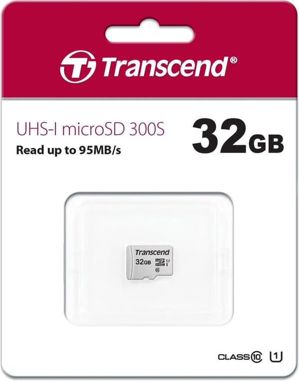 Transcend 300S Flash-minne 32 GB MicroSDHC NAND Class 10