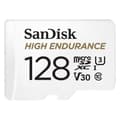 Miniatyrbillede 1 af 7: SanDisk microSDXC High Endurance Monitoring 128GB, Klasse 10, 100MB/s + SD-adapter