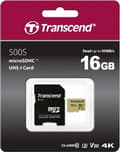 Miniatyrbild 2 av 5: Transcend 16GB UHS-I U3 Flash Memory MicroSDHC Class 10