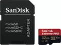 Miniatyrbild 4 av 5: SanDisk Extreme Pro Micro SDHC 32GB - 100mb / 90mb - U3 V30 A1 - med adapter