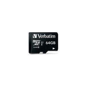 Verbatim microSDXC Class 10 64GB minneskort (10MB/s) (44084)