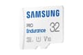 Miniatyrbild 2 av 9: Samsung PRO Endurance MB-MJ32KA - Flash-minneskort (microSDHC/SD-adapter ingår) - 32GB - Video Class V10 / UHS-I U1 / Class10 - microSDHC UHS-I - vit