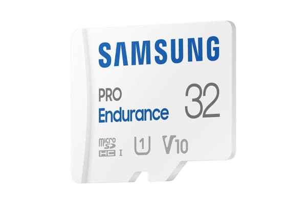 Samsung PRO Endurance MB-MJ32KA - Flash-minneskort (microSDHC/SD-adapter ingår) - 32GB - Video Class V10 / UHS-I U1 / Class10 - microSDHC UHS-I - vit