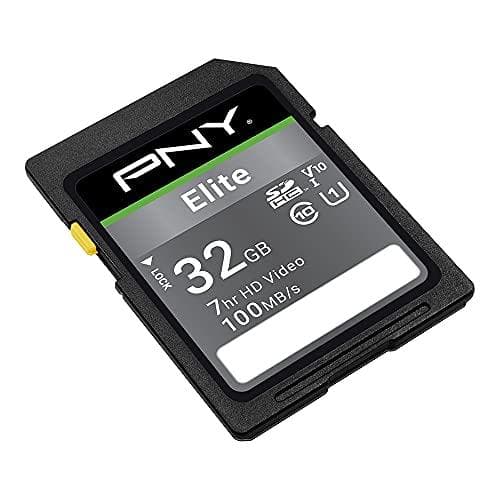 PNY Elite - Flash-muistikortti - 32 Gt - UHS-I U1 / Class10 - SDHC UHS-I (P-SD32GU1100EL-GE)