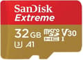Miniatyrbillede 1 af 4: SanDisk microSDHC Extreme 32GB (A1/V30/U3/UHS-I/W60/R100) "Mobilspil"