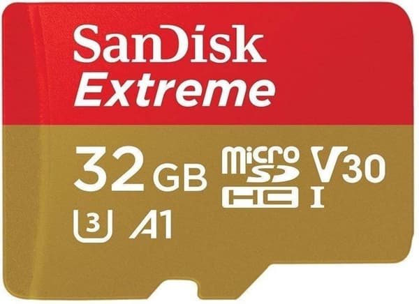 SanDisk microSDHC Extreme 32GB (A1/V30/U3/UHS-I/W60/R100) "Mobilspil"